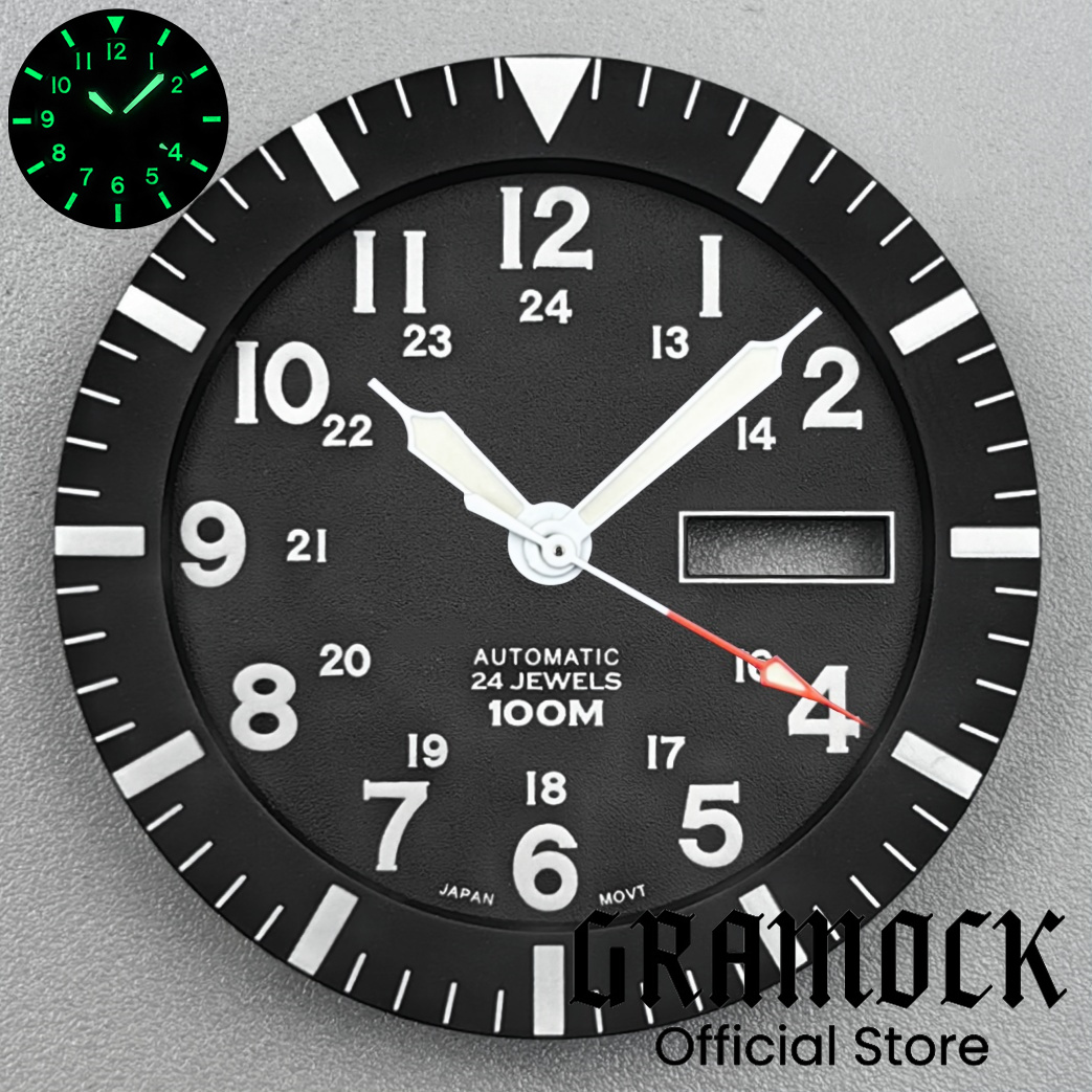 Gramock Vintage NH36 Face 34.3 - Luminous Dial Face 评论和价格