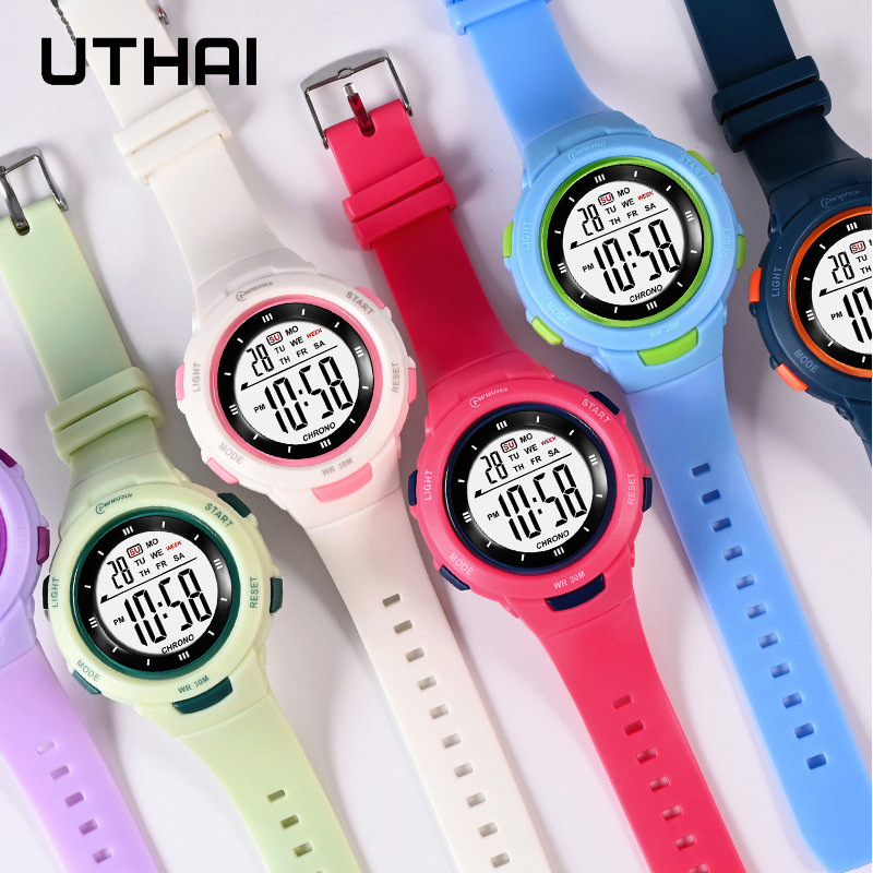 UTHAI CE49 Kids Watches Fashio - Smartwatch Digital Watches For Kid Boy With Alarm 评论和价格