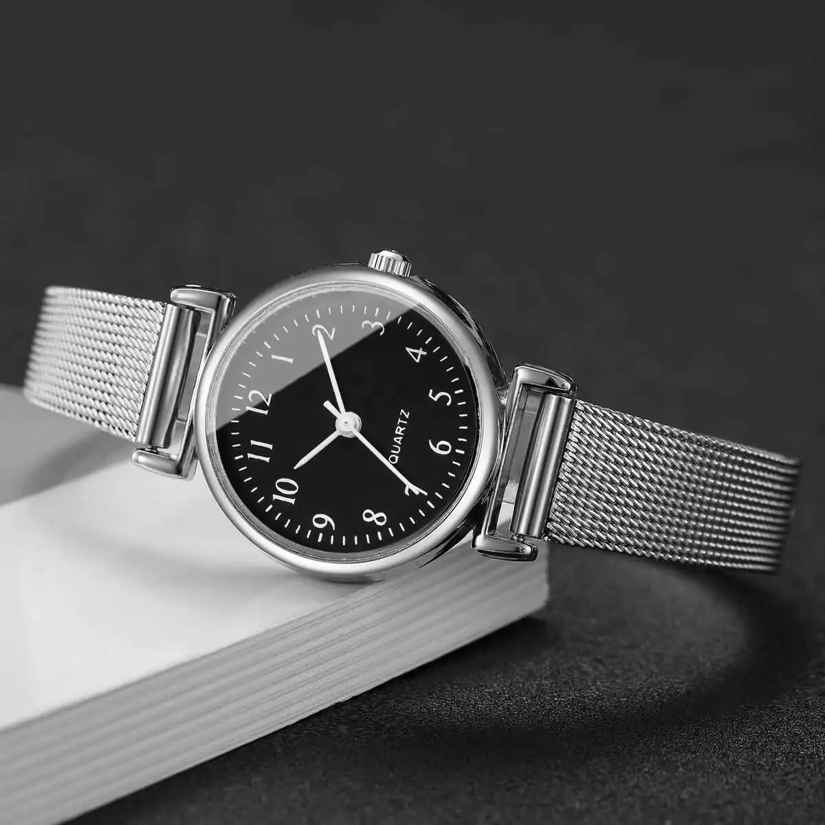 1/2PCS Fashion Women Watches S - Mesh Stainless Strap 评论和价格