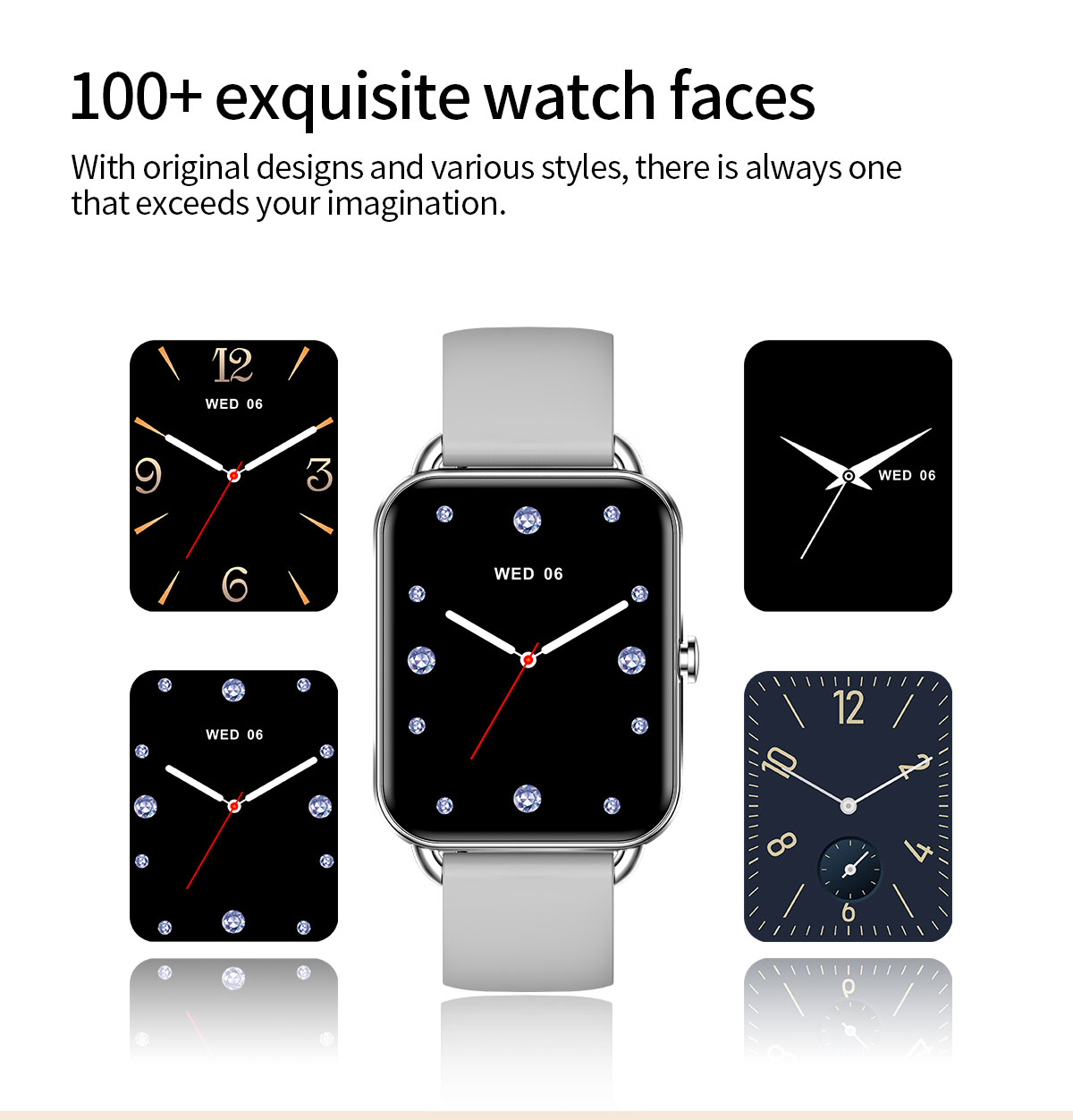 2024 Smart Watch Android Phone - Smartwatch Square Watches For Men 评论和价格