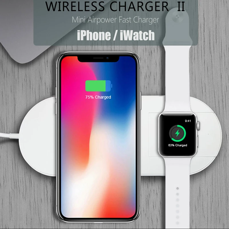 2 in 1 Fast Wireless Charger P - Watch Watch Xs 评论和价格
