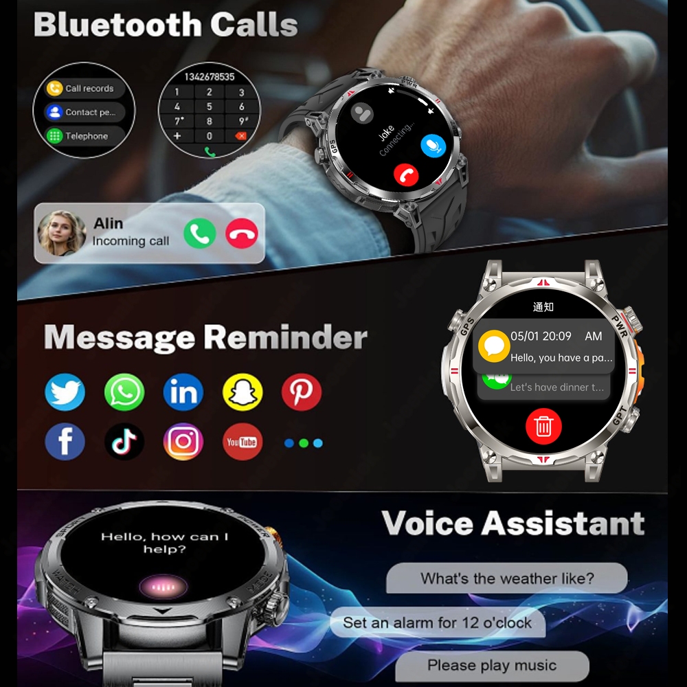 New Professional GPS Sports Sm - Smartwatch Running Watches For Men 评论和价格