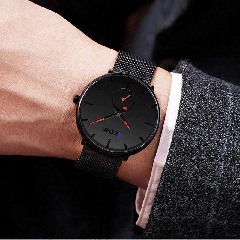 Fashionable British ultra-thin - Mesh Stainless Strap 评论和价格